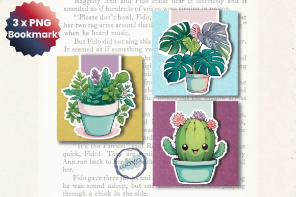 Bring Nature to Your Pages with the Cute Plant Magnetic Bookmark Set