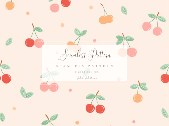 Bring Your Summer Designs to Life with This Cherry Pattern