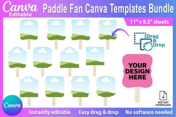 Design Custom Paddle Fans for Any Occasion with Canva