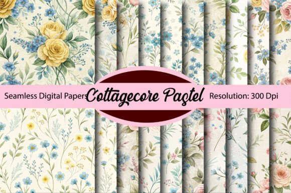 Embracing Softness: A Guide to Cottagecore Pastel Digital Paper