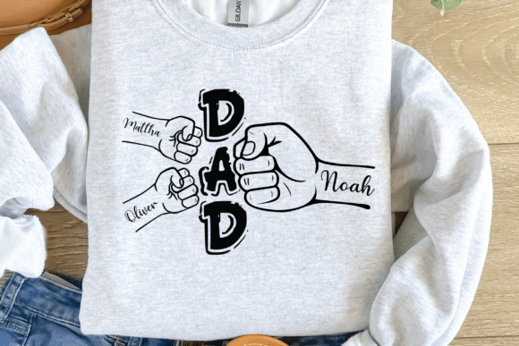 Fist Bump Father's Day SVG Bundle: A Dynamic Design Asset