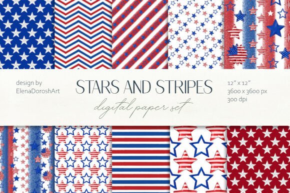 Stars and Stripes Seamless Pattern Set: Beyond Basic Patriotism